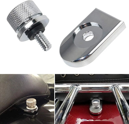 Aluminium Rear Fender Seat Screw Bolt Nut Cover Kit for Harley (1997-2023)