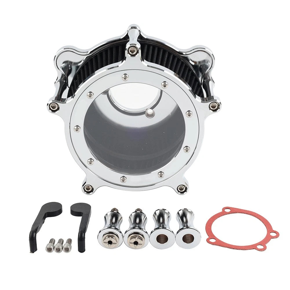 CNC Black Air Cleaner Intake Filter for Harley Touring Trike (2008–2016)