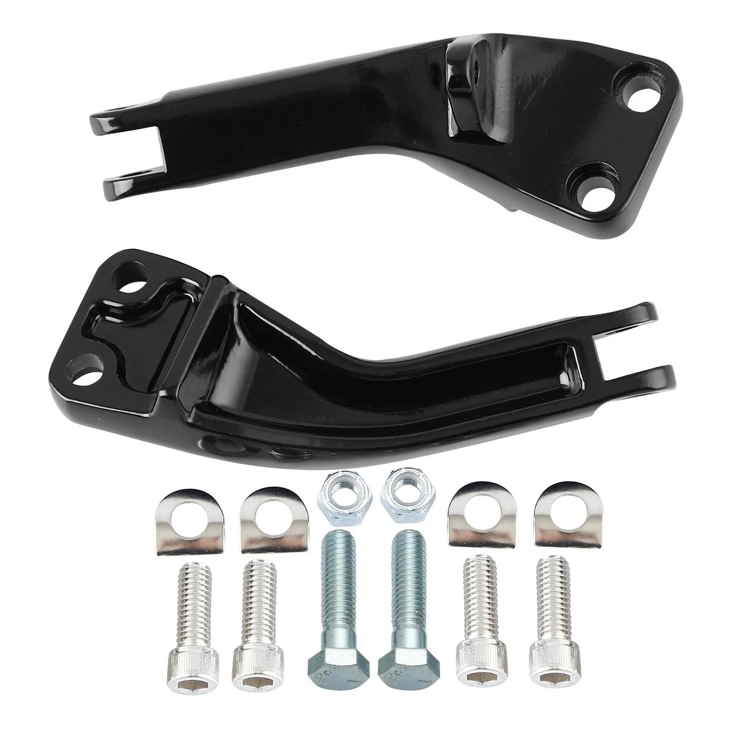 Rear Footpeg Pegs Mount Bracket for Harley Dyna Fat Bob (2007-2017)