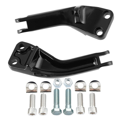 Rear Footpeg Pegs Mount Bracket for Harley Dyna Fat Bob (2007-2017)