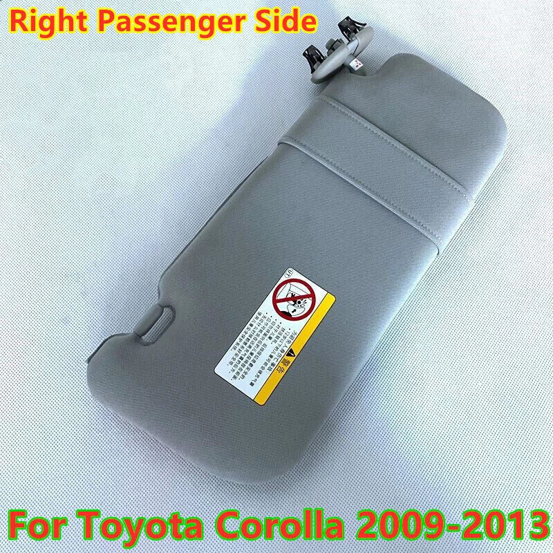 Right Passenger Side Sun Visor Makeup Mirror for Toyota Corolla (2009–2013)