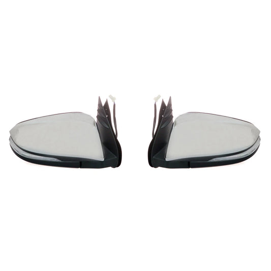 Chrome Electric Foldable Mirrors Set for Toyota Hilux KUN122 GUN123 TGN136 2015-2019