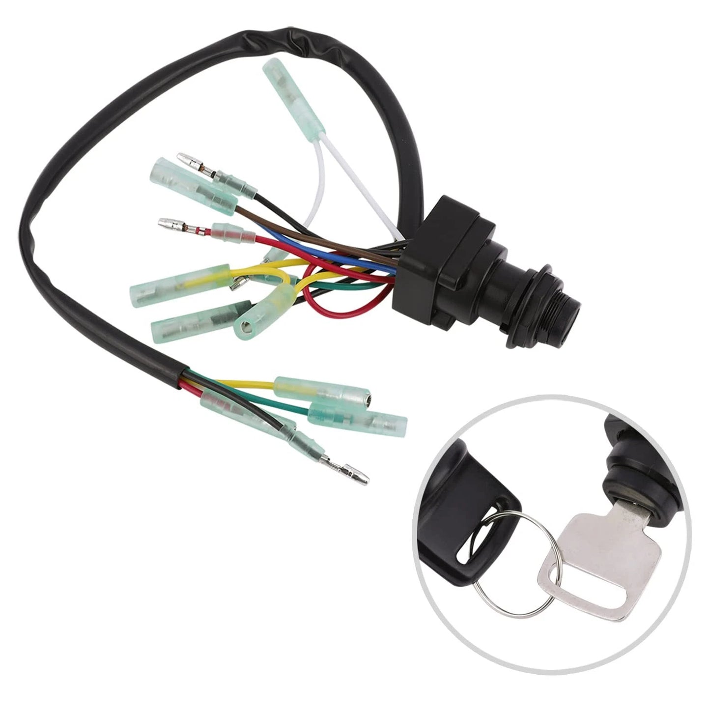 Ignition Switch Key Assembly for Yamaha Outboard Motor (703-82510-45-00)