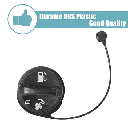 Black Engine Oil Fuel Tank Cap Cover for Chevrolet