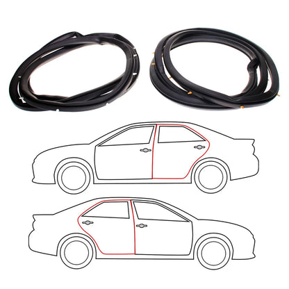 Rear Door Weatherstrip for Honda Civic 5th Gen (1992–1994)