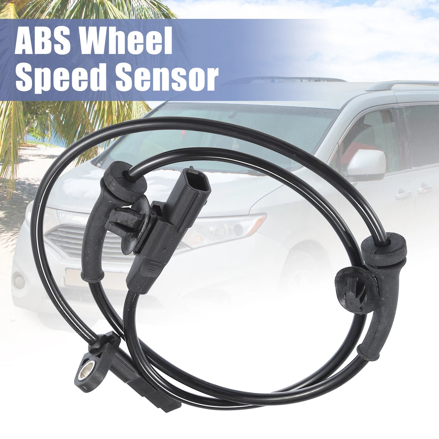 Set of 2 ABS Wheel Speed Sensors No. 479101HA0A for Nissan