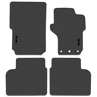 Set of 4 Custom Fit Rubber Floor Mats for VW Amarok 2011–2019