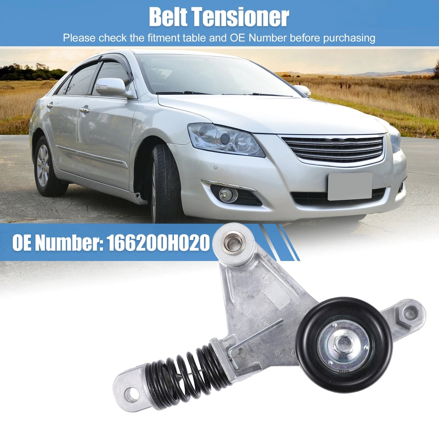 Engine Belt Tensioner Pulley for Toyota Camry (2006–2010) 166200H020