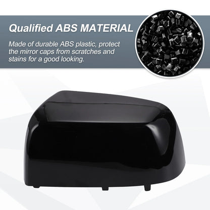 Left Side Rearview Mirror Cover Cap Gloss Black for Chevrolet Colorado & GMC