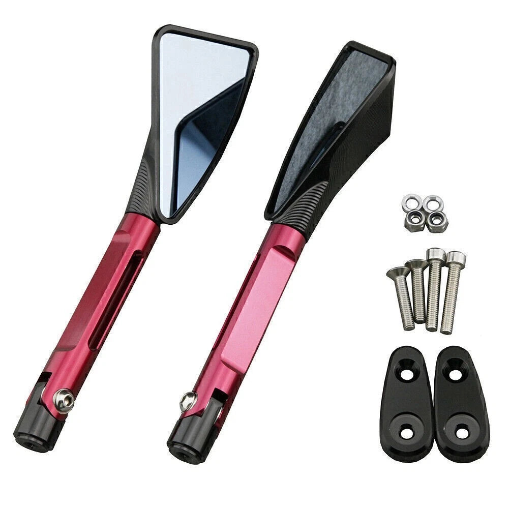 CNC Aluminum Rear Side Mirrors for Kawasaki Ninja ZX9R & ZX6R (1999–2003)