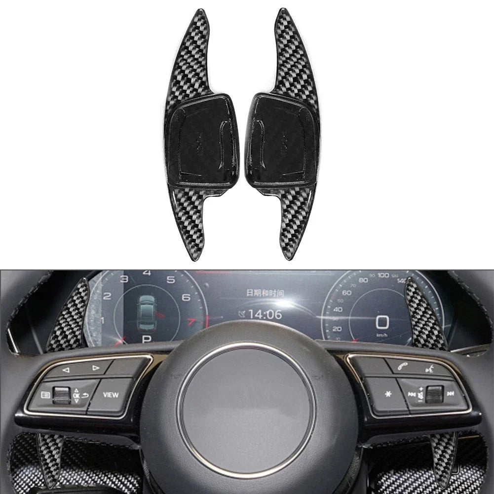Steering Wheel Shift Paddle Extensions for Audi A3 A4 A5 A7 Q3 Q7 S4 S5 S8 (2010-2023)