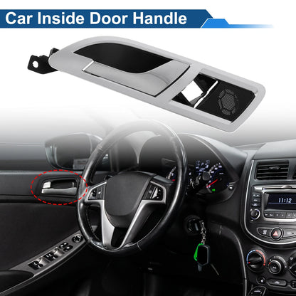 Rear Left Passenger Side Interior Door Handle for VW Skoda (2001–2008) Chrome