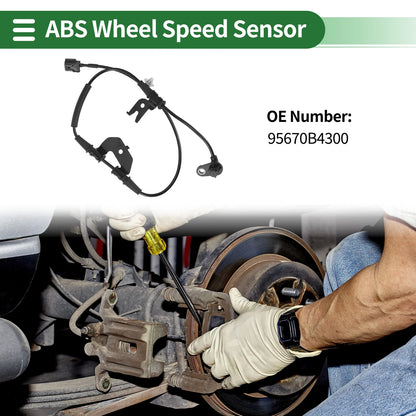 ABS Wheel Speed Sensor No. 95670B4300 for Hyundai I10 (2013–2019)
