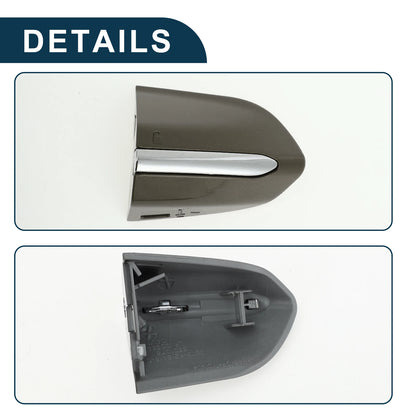 Front Left Door Handle Cover Trim for Ford Mondeo Edge Taurus (2013–2020) Brown