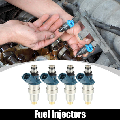 Set of 4 Fuel Injectors 23250-75040 for Toyota Tacoma (1995–1999)