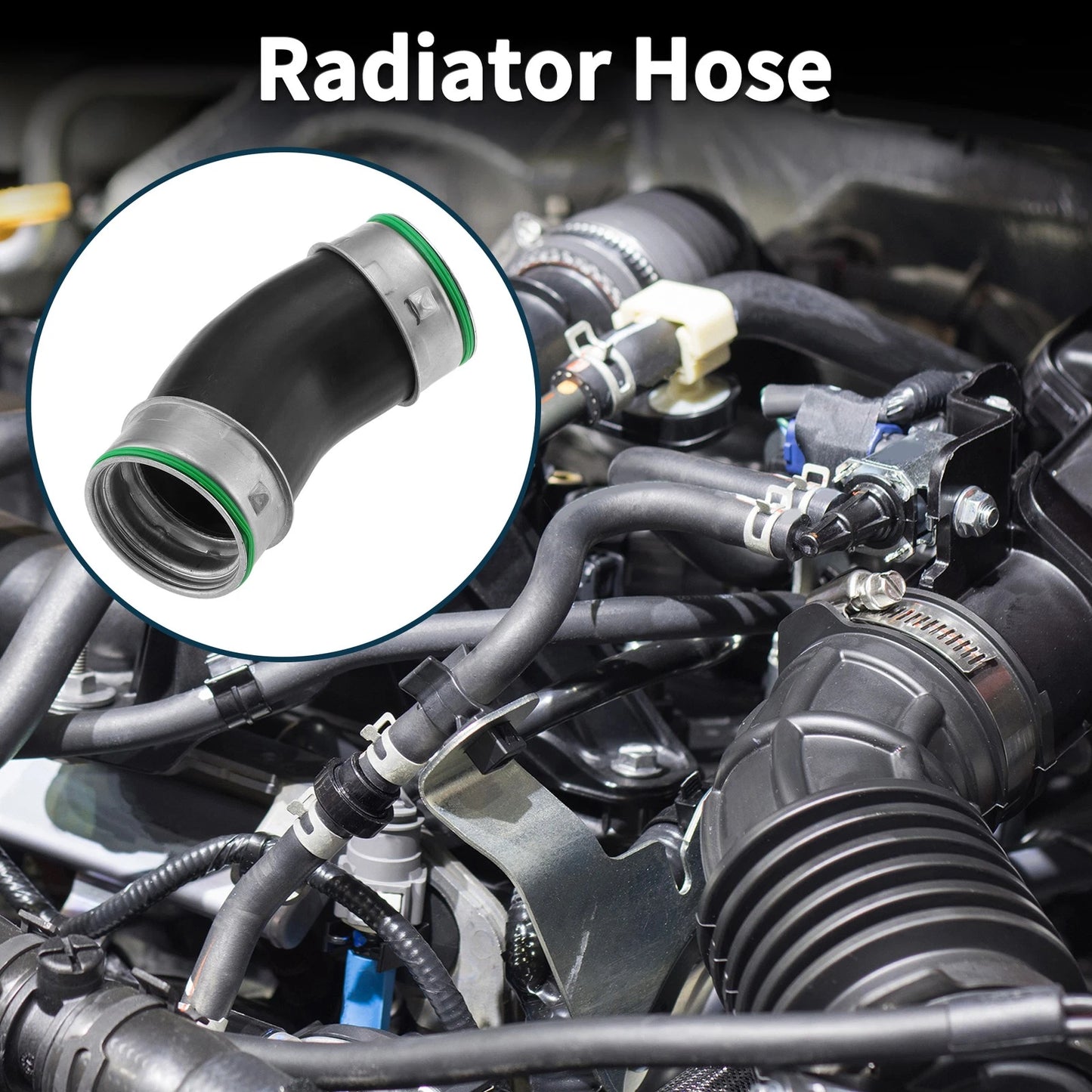 Radiator Hose for Volkswagen Multivan T5 (2003–2015) No. 7H0145790D
