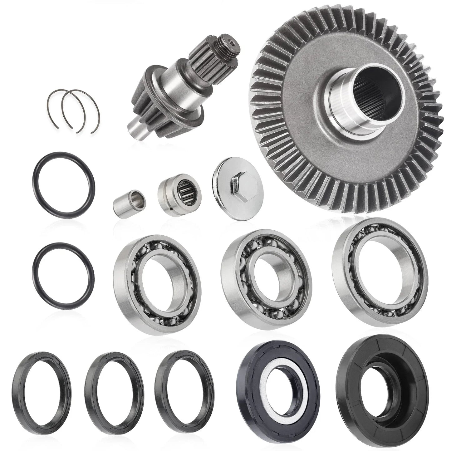 Rear Differential Rebuild w/ Gear Kit for Honda Recon 250 TRX250 (1997–2023)