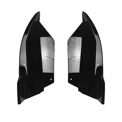 Glossy Black Back Rear Side Skirt Splitter for BMW X1 U11 (2023)