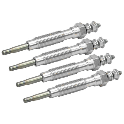 Set of 4 Glow Plugs for Mitsubishi L200 Express (1982–1986) Diesel 4cyl