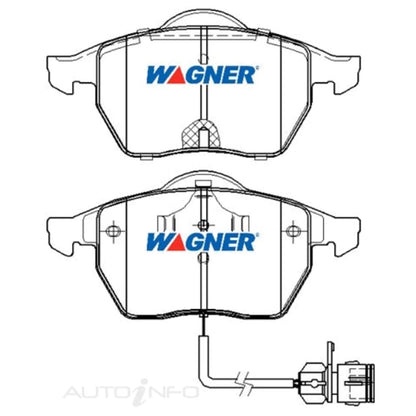 Set of 4 Front Disc Brake Pads for Audi A4 (1998–2001)