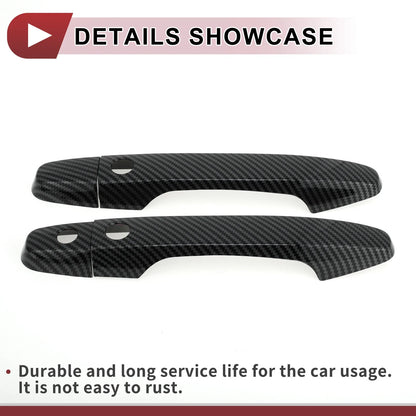Car Door Handle Cover Set for Honda CR-V 2012-2016 Outside Black ABS