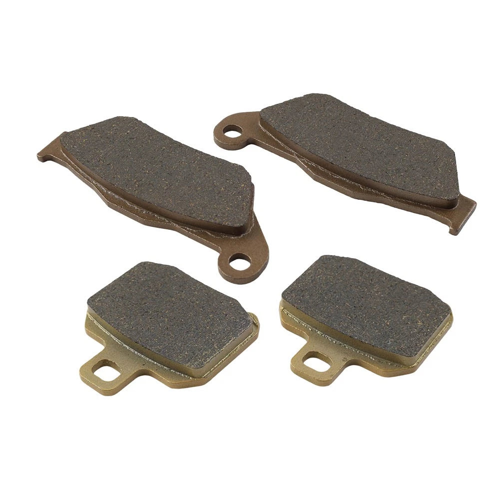 Front Rear Brake Pads for Yamaha YP125R X-MAX (2006–2009) - Brass Fiber