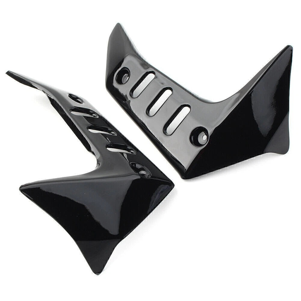 Gloss Black Side Cover Fairing Kit for Kawasaki Z750 (2004–2007)