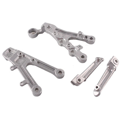 Front Footpegs Footrests Brackets Set for Yamaha YZF R6 (2006-2011)