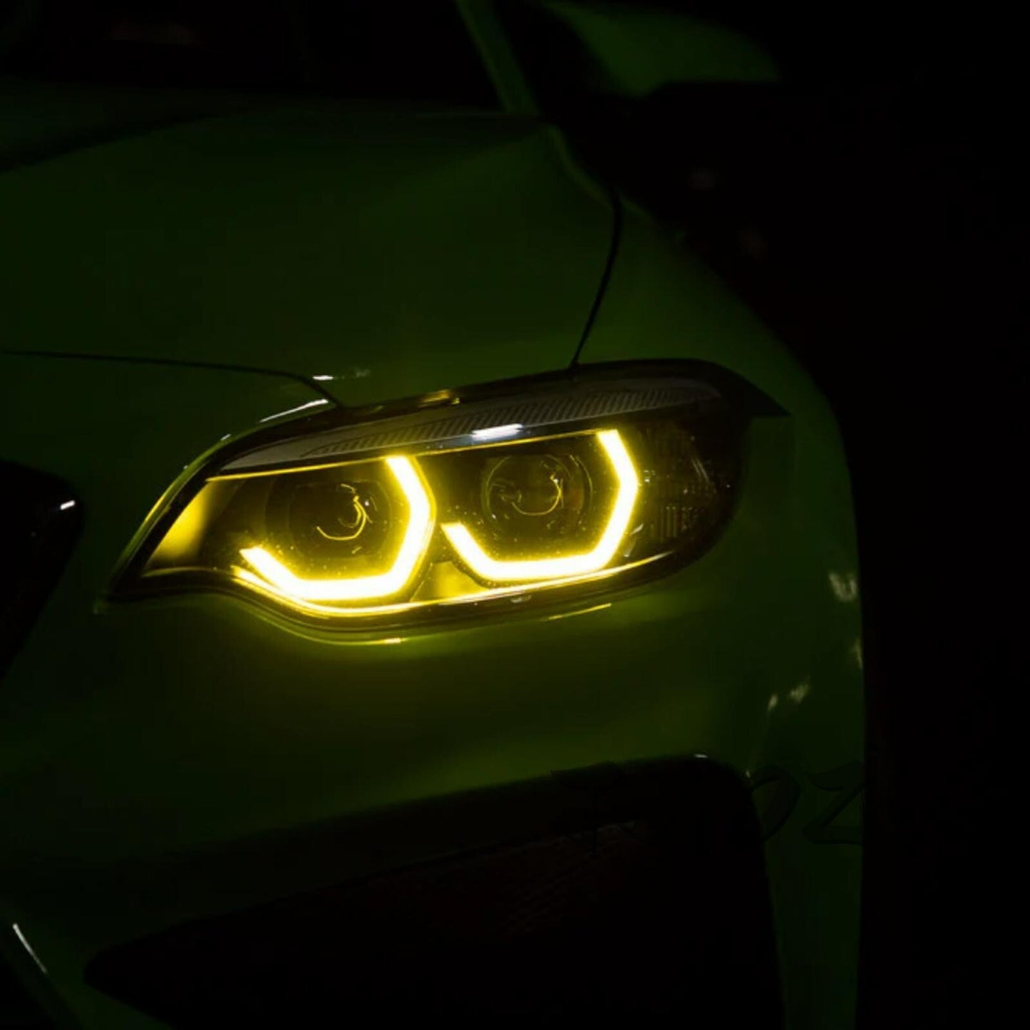 Yellow Angel Eyes DRL for BMW F22 F23 F87 M2 230i 240i (2018) LED Headlight