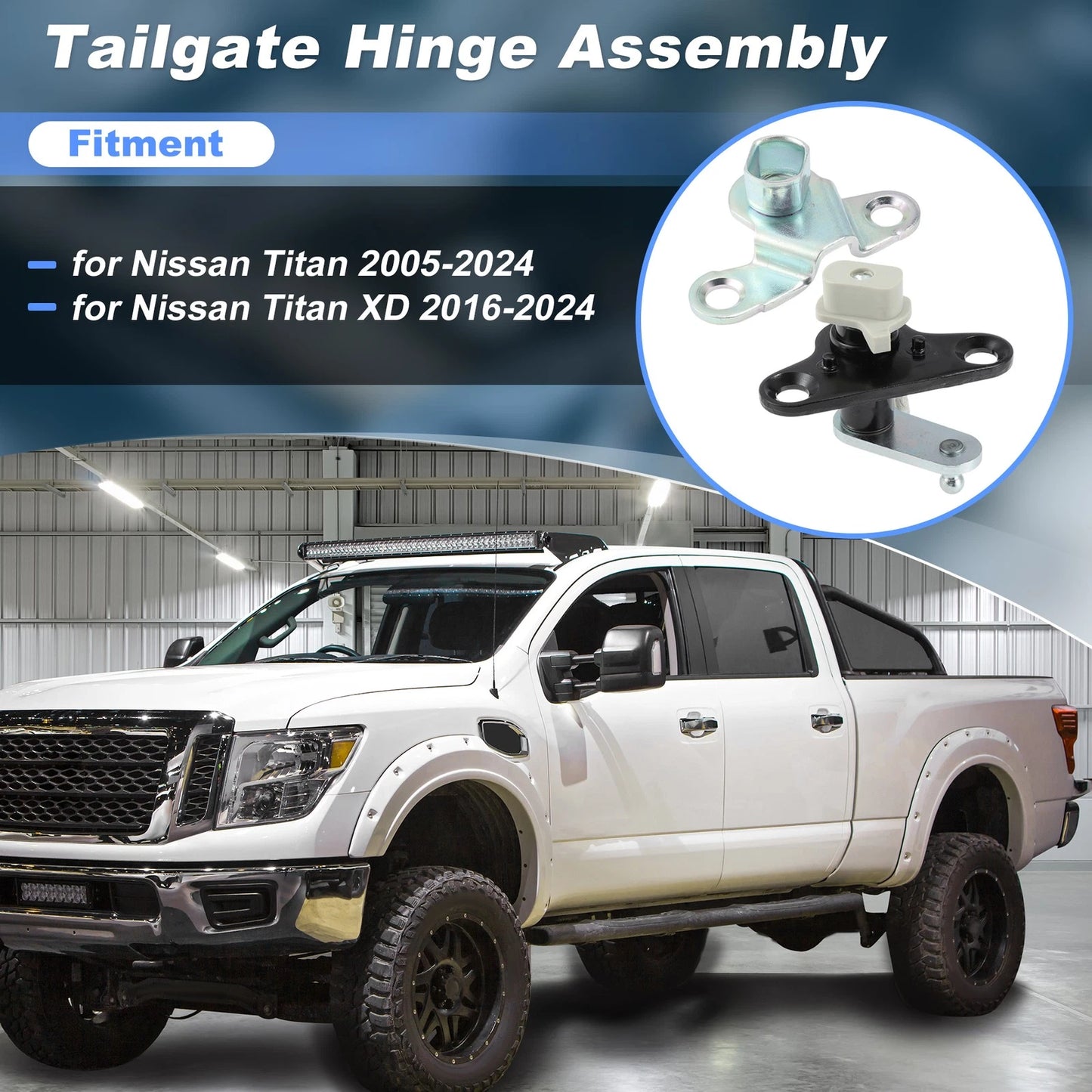 Tailgate Hinge with Bushing for Nissan Titan (2005–2024) 93470-ZH000