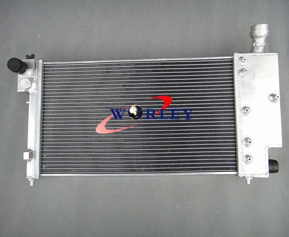 50mm Aluminum Radiator + Fan for Peugeot 106 GTI & Rallye, Citroen Saxo (91-01)