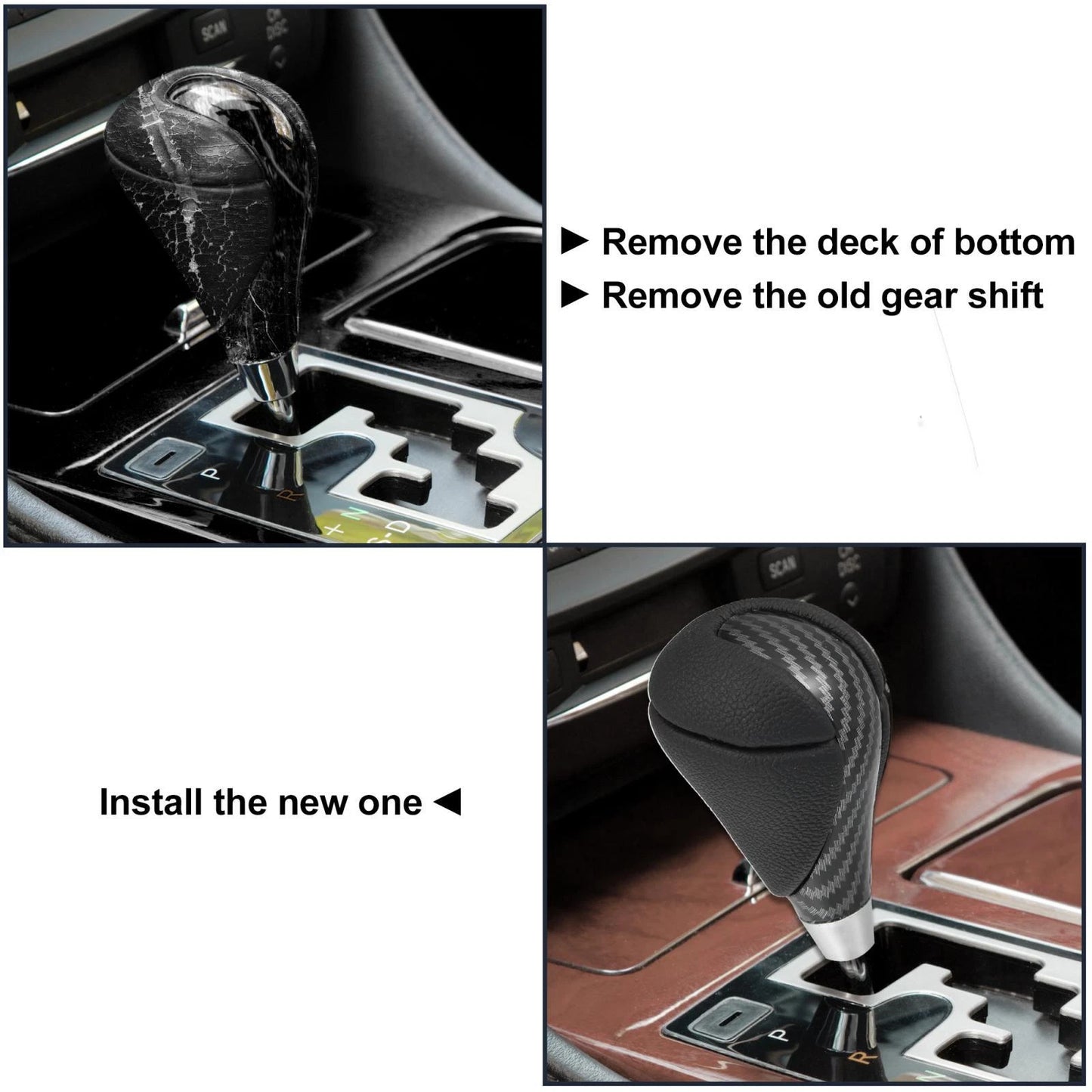 Automatic Gear Shift Knob for Lexus ES350 (2007–2012) Carbon Fiber Pattern
