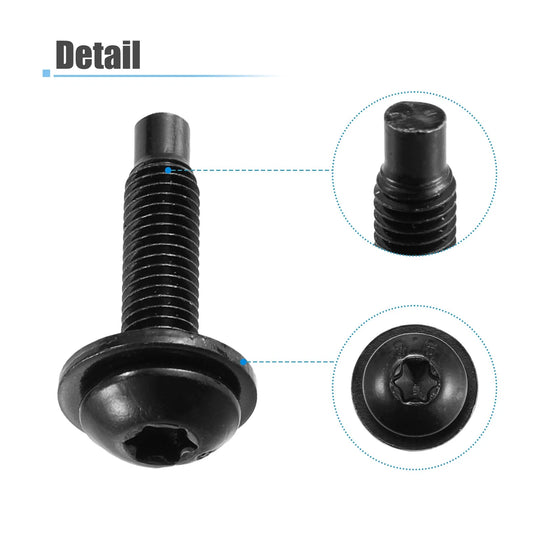 1 Hard Top Torx Screws for Jeep Wrangler (2007-2018) Extra Long Black