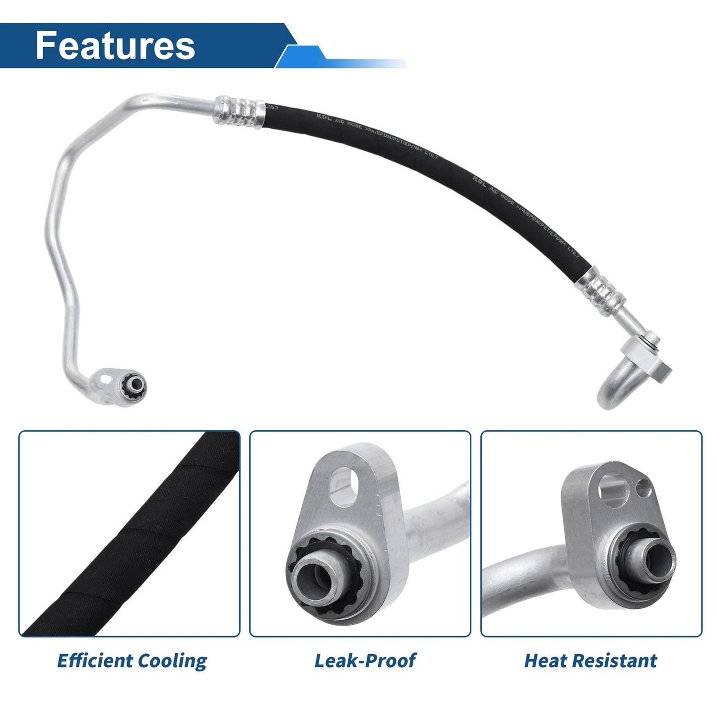 A/C Refrigerant Liquid Hose for Mercedes-Benz E300 (2016–2023) No.2138301102