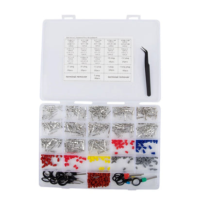 500 Piece Connector Pins Kit for Automotive DIY and Electronic Repairs