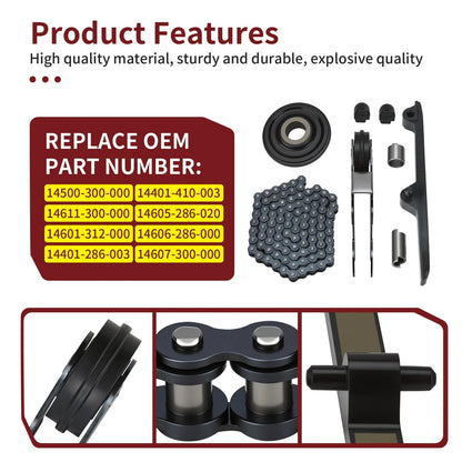 Cam Chain Tensioner Roller Guide Kit for Honda CB750A/CB750F (1975–1978)