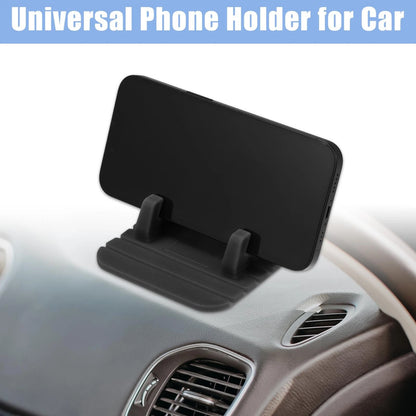 Rubber Phone Holder for Car Dashboard Mount (Universal Fit)