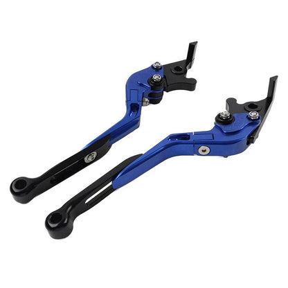 CNC Blue Extendable Brake Clutch Levers for Yamaha YZF R3 R25 MT-03 (15-23)