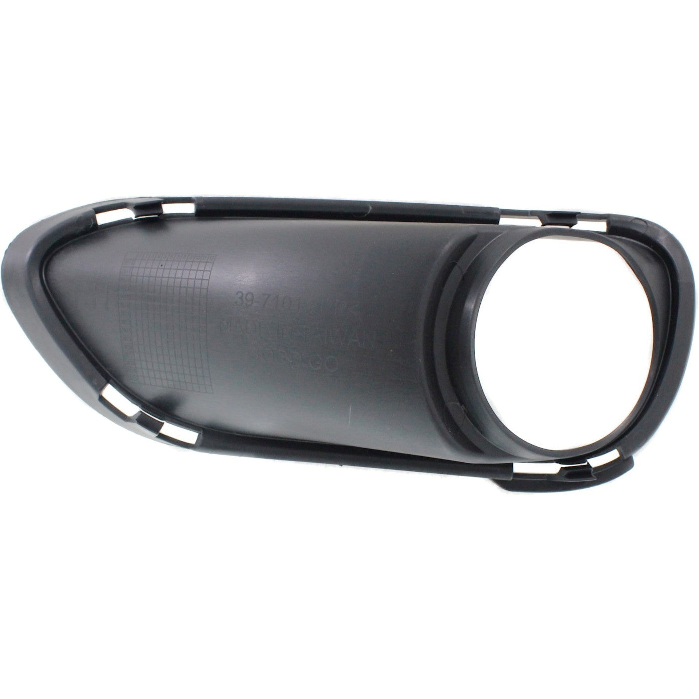 2X Fog Light Trim Set for Porsche Cayenne (2011–2014) Textured Black