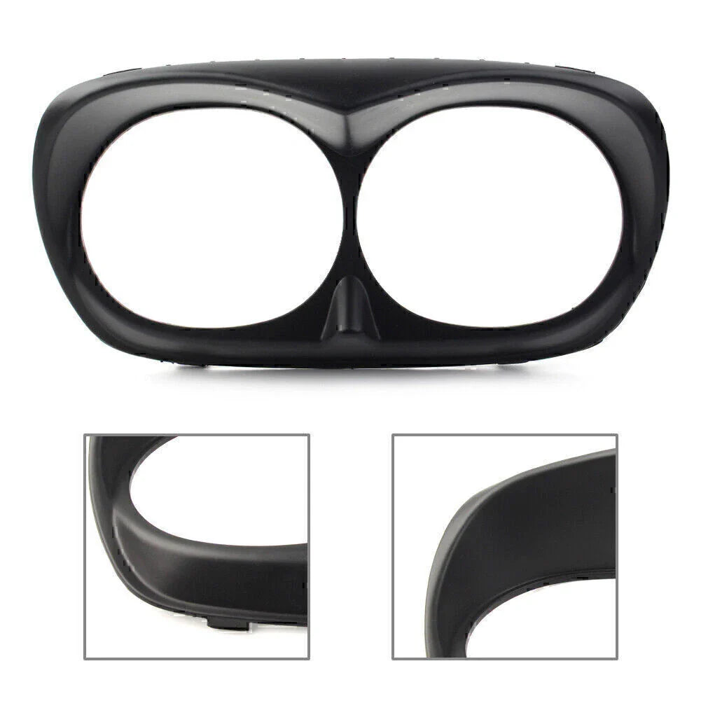Dual Headlight Fairing Bezel Trim Cover for Harley Road Glide (1998-2013)