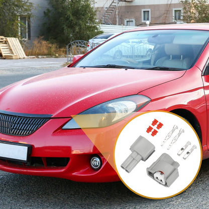 2 Pin Fuel Injector Connector Plug for Toyota (No. 9098011875)