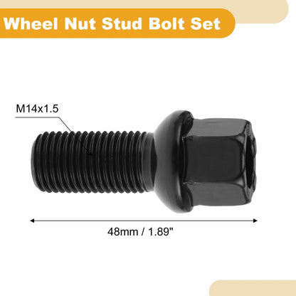 10 pcs M14x1.5 Wheel Lug Stud for Audi 100 (1976–1994) No. 610318