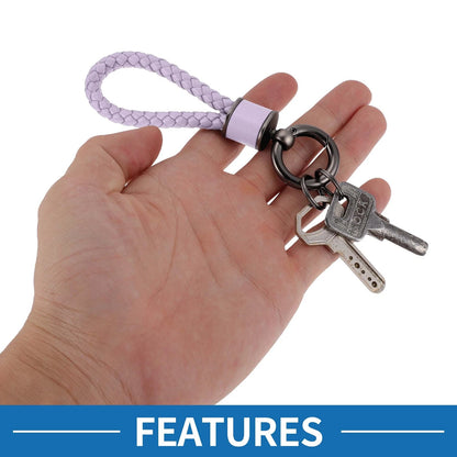 Car Keychain with Ring Light Purple (1 Pcs)