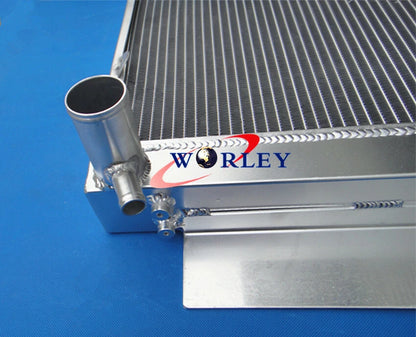 Aluminum Radiator with Fan and Oil Cooler for Mazda RX2 RX3 RX4 RX5 RX7 (1970–1985)