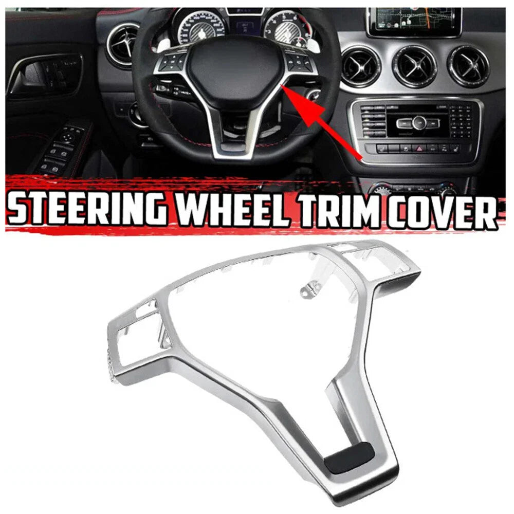 Steering Wheel Trim Cover for 2012-2014 Mercedes W176 W204 W212 C63 E63 AMG