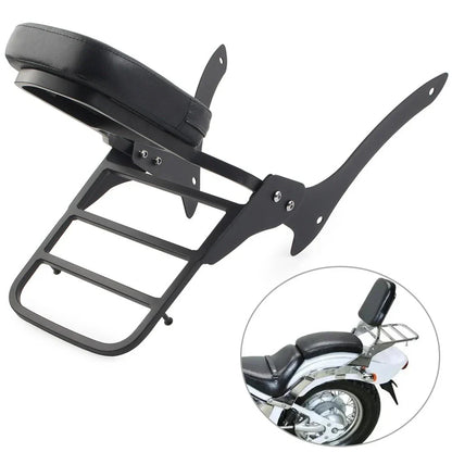 Sissy Bar Backrest Luggage Rack for Yamaha Vstar 1100 Classic (2000-2011)