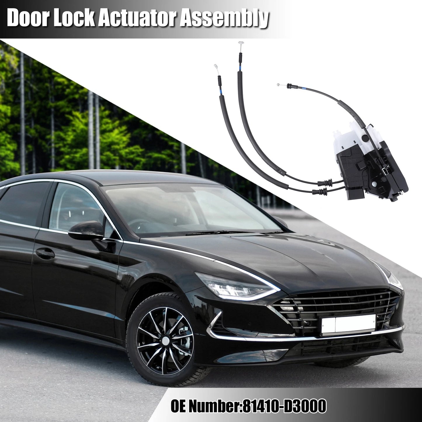 Rear Left Door Latch Lock Actuator for Hyundai Tucson (2016–2019) 81410-D3000
