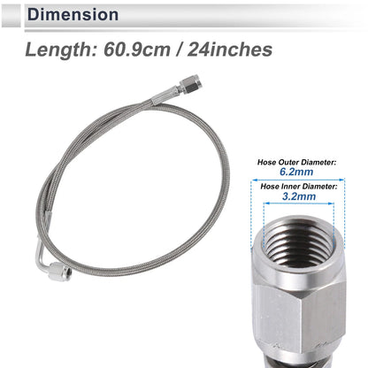 AN-3 Turbo Oil Feed Line Kit   - 1.99ft with Adapter