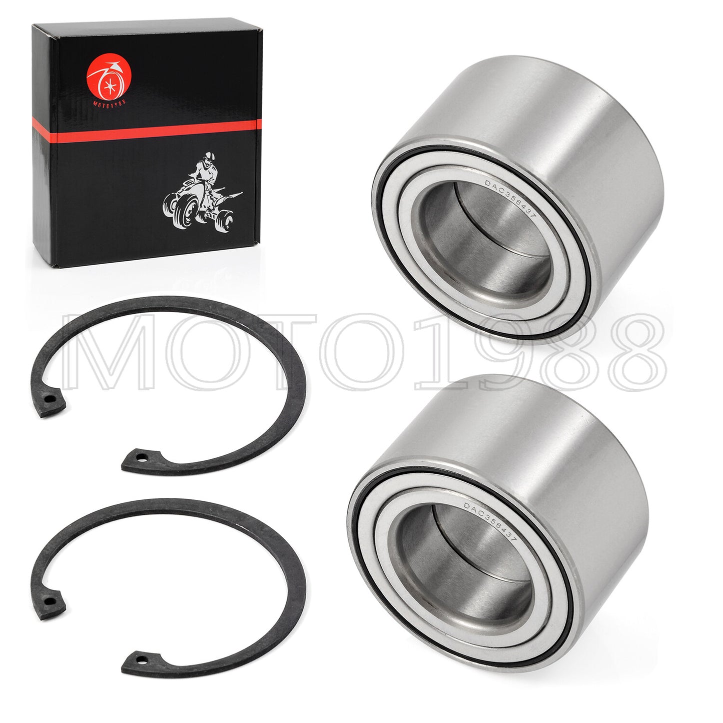 Set of 2 Wheel Bearings Ring Clips for Polaris Sportsman 400 450 500 600 700