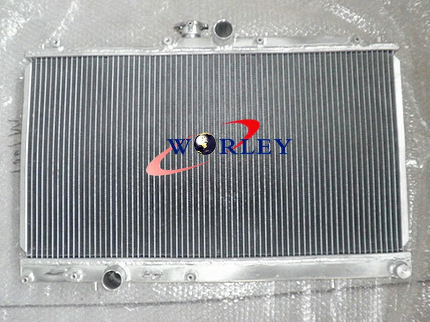 52mm Aluminum Radiator + 2 Fans for Mitsubishi Lancer EVO 7 8 (2001-2007)
